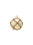 Main View - Click To Enlarge - SHISHI - Glitter Bead Grid Glass Ball Ornament – Gold