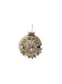 SHISHI Snowflake Crystal Embellished Glass Ball Ornament – Gold