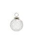 Main View - Click To Enlarge - SHISHI - Diamond Cut Glass Ball Ornament – Clear