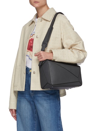 Figure View - Click To Enlarge - LOEWE - Puzzle' leather crossbody bag