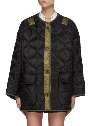 Main View - Click To Enlarge - THE FRANKIE SHOP - Teddy Quilted Jacket