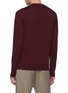 Back View - Click To Enlarge - ISAIA - V-neck Merino Wool Sweater