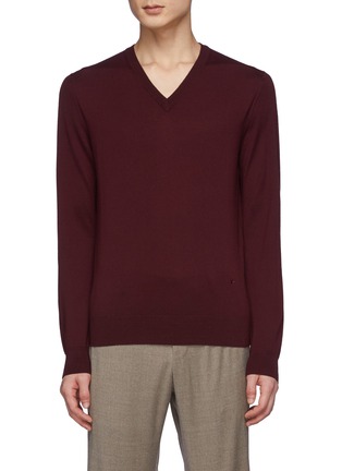 Main View - Click To Enlarge - ISAIA - V-neck Merino Wool Sweater