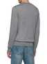 Back View - Click To Enlarge - ISAIA - V Neck Long Sleeved Wool Sweater