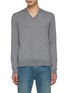 Main View - Click To Enlarge - ISAIA - V Neck Long Sleeved Wool Sweater