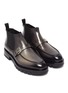 Detail View - Click To Enlarge - SANTONI - Cleat Sole Buckle Apron Boot