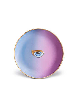Main View - Click To Enlarge - L'OBJET - LITO EYE CANAPE PLATE – BLUE/PURPLE