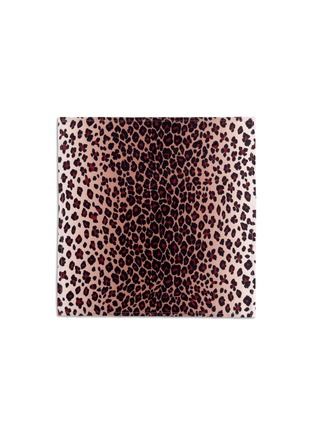 Main View - Click To Enlarge - L'OBJET - LINEN NAPKIN – SET OF 4 IN LEOPARD-PINK