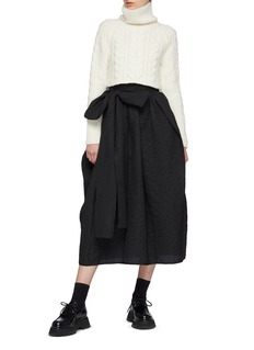 CECILIE BAHNSEN | Bow Detail Junita Midi Tulip Skirt | Women 