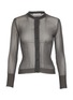 Main View - Click To Enlarge - CECILIE BAHNSEN - Felicity' See-through Plisse Cardigan