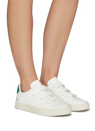 Figure View - Click To Enlarge - VEJA - Recife' ChromeFree Leather Velcro Sneakers