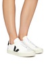 Figure View - Click To Enlarge - VEJA - Campo' ChromeFree Leather Lace Up Sneakers