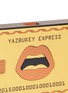 Detail View - Click To Enlarge - YAZBUKEY BAGS - 'Yazbukey Express CC' Plexiglas clutch
