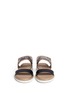 Figure View - Click To Enlarge - COLE HAAN - 'Capri' glitter jewel leather sandals