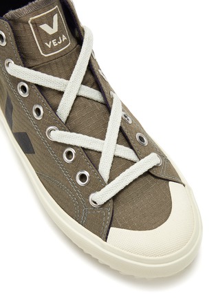 Detail View - Click To Enlarge - VEJA - NOVA' HIGH TOP LACE UP CANVAS SNEAKERS