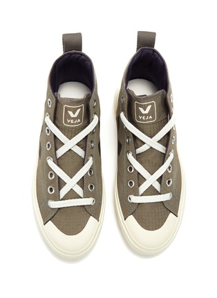 Figure View - Click To Enlarge - VEJA - NOVA' HIGH TOP LACE UP CANVAS SNEAKERS
