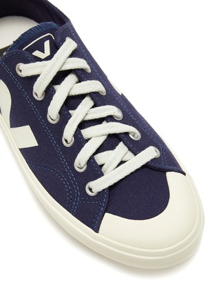 Detail View - Click To Enlarge - VEJA - NOVA' LOW TOP LACE UP CANVAS SNEAKERS