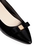 Detail View - Click To Enlarge - COLE HAAN - 'Juliana' bow leather flats