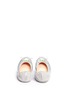 Back View - Click To Enlarge - COLE HAAN - 'Manhattan' leather demi ballerina flats