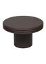 Main View - Click To Enlarge - GIOBAGNARA - Scala Medium Leather Cover Round Coffee Table – Moka