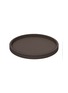 Main View - Click To Enlarge - GIOBAGNARA - Scala Large Leather Cover Round Tray – Moka