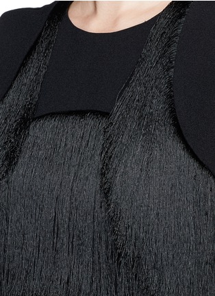 Detail View - Click To Enlarge - MO&CO. EDITION 10 - Fringe tank top