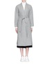 Main View - Click To Enlarge - MO&CO. EDITION 10 - Longline robe wool overcoat