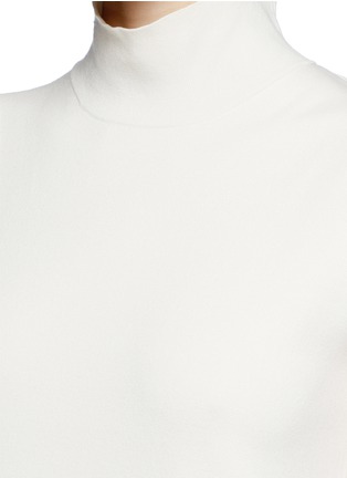 Detail View - Click To Enlarge - MO&CO. EDITION 10 - Turtleneck sleeveless knit dress