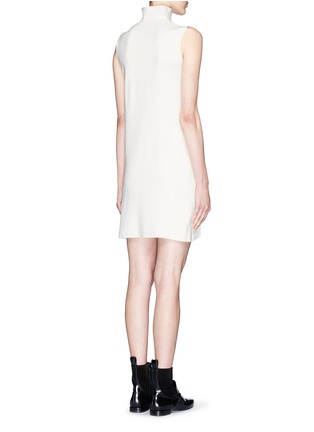 Back View - Click To Enlarge - MO&CO. EDITION 10 - Turtleneck sleeveless knit dress