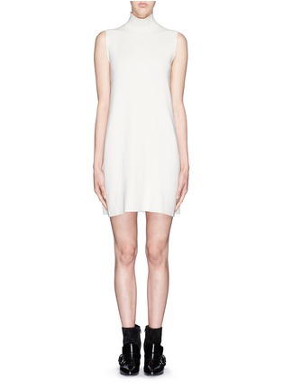 Main View - Click To Enlarge - MO&CO. EDITION 10 - Turtleneck sleeveless knit dress