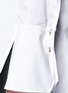 Detail View - Click To Enlarge - MO&CO. EDITION 10 - Notch neck cotton poplin shirt dress
