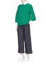 Figure View - Click To Enlarge - MO&CO. EDITION 10 - Cocoon sleeve sweater