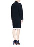 Back View - Click To Enlarge - MO&CO. EDITION 10 - Contrast interior oversize wool coat
