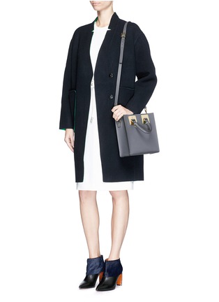 Figure View - Click To Enlarge - MO&CO. EDITION 10 - Contrast interior oversize wool coat