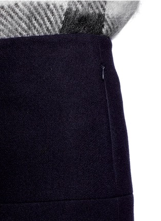 Detail View - Click To Enlarge - MO&CO. EDITION 10 - Wool midi skirt