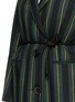 Detail View - Click To Enlarge - MO&CO. EDITION 10 - Stripe wool coat