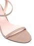 Detail View - Click To Enlarge - PIFERI - Fantasia' Shimmering Ankle Strap Vegan Leather Sandals