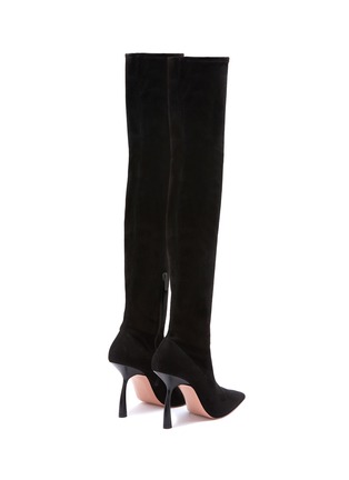 Detail View - Click To Enlarge - PIFERI - 'Mirage' Sculptural Heel Over-The-Knee Boots