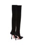 Detail View - Click To Enlarge - PIFERI - 'Mirage' Sculptural Heel Over-The-Knee Boots