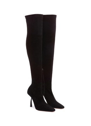 Figure View - Click To Enlarge - PIFERI - 'Mirage' Sculptural Heel Over-The-Knee Boots