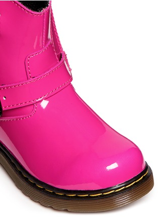 Detail View - Click To Enlarge - DR. MARTENS - 'Jiffy' patent leather infant boots