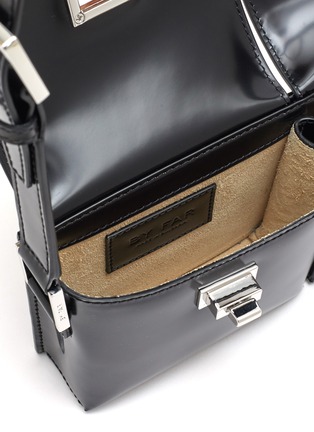 Detail View - Click To Enlarge - BY FAR - BABY BILLY' TWO POCKET CONVERTIBLE LEATHER SHOULDER BAG