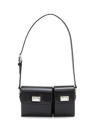 Main View - Click To Enlarge - BY FAR - BABY BILLY' TWO POCKET CONVERTIBLE LEATHER SHOULDER BAG