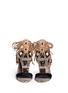 Figure View - Click To Enlarge - SAM EDELMAN - 'Yates' beaded calf hair leather sandals