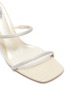 Detail View - Click To Enlarge - RENÉ CAOVILLA - Ivory Opal Strass Satin Sandals