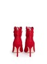 Back View - Click To Enlarge - ISA TAPIA - 'Corazon' heart cutout sandal boots