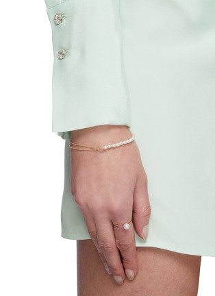 Figure View - Click To Enlarge - POPPY FINCH - Keshi Pearl Bead 14k Gold Bracelet