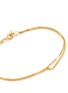Detail View - Click To Enlarge - POPPY FINCH - Double Box Shimmer 14k Gold Chain Bracelet