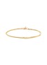 Main View - Click To Enlarge - POPPY FINCH - Double Box Shimmer 14k Gold Chain Bracelet
