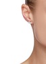 Figure View - Click To Enlarge - POPPY FINCH - Pearl Emerald Stud Earrings